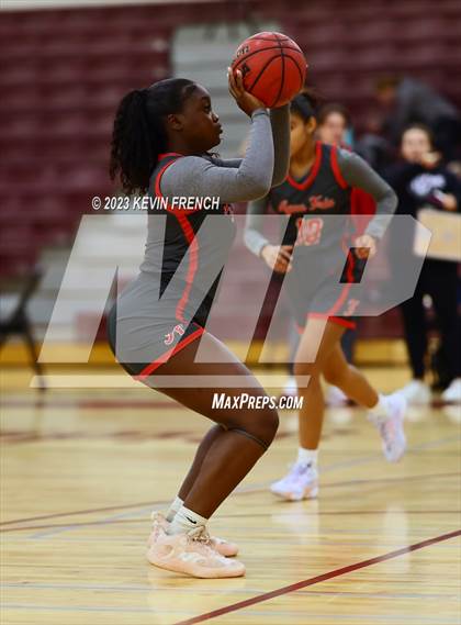 Thumbnail 3 in Ironwood vs Agua Fria (Mountain Ridge Girls Basketball Invitational) photogallery.