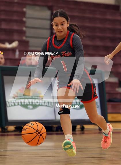 Thumbnail 1 in Ironwood vs Agua Fria (Mountain Ridge Girls Basketball Invitational) photogallery.