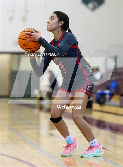 Thumbnail 2 in Ironwood vs Agua Fria (Mountain Ridge Girls Basketball Invitational) photogallery.
