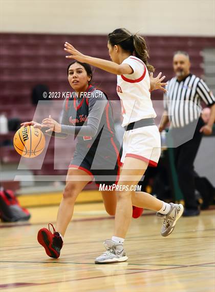 Thumbnail 1 in Ironwood vs Agua Fria (Mountain Ridge Girls Basketball Invitational) photogallery.