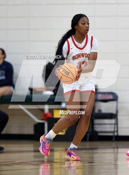 Thumbnail 2 in Ironwood vs Agua Fria (Mountain Ridge Girls Basketball Invitational) photogallery.