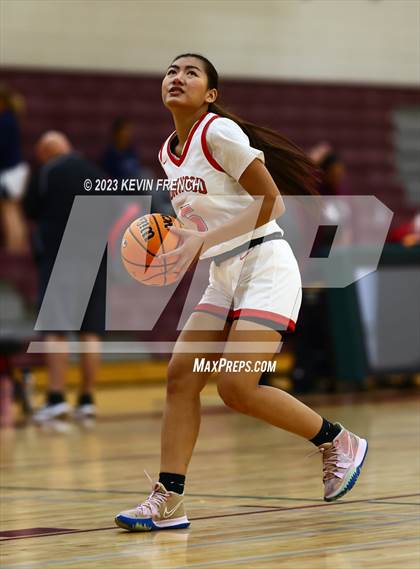 Thumbnail 3 in Ironwood vs Agua Fria (Mountain Ridge Girls Basketball Invitational) photogallery.