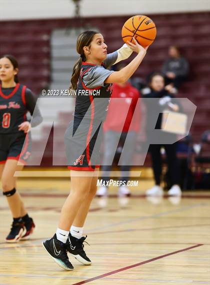 Thumbnail 2 in Ironwood vs Agua Fria (Mountain Ridge Girls Basketball Invitational) photogallery.