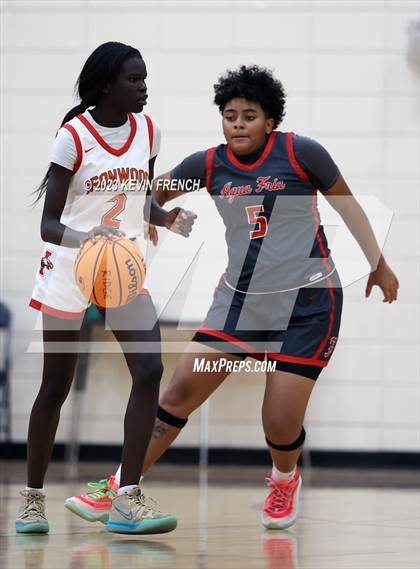 Thumbnail 3 in Ironwood vs Agua Fria (Mountain Ridge Girls Basketball Invitational) photogallery.