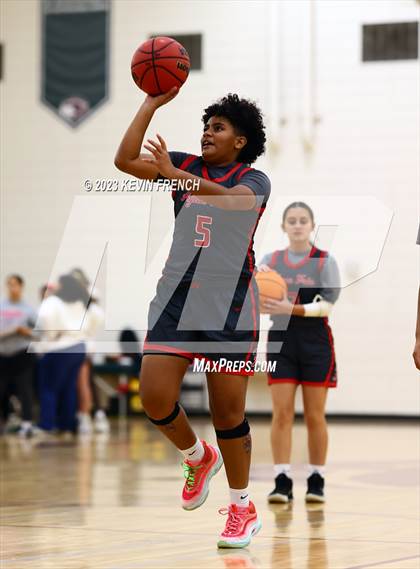 Thumbnail 1 in Ironwood vs Agua Fria (Mountain Ridge Girls Basketball Invitational) photogallery.