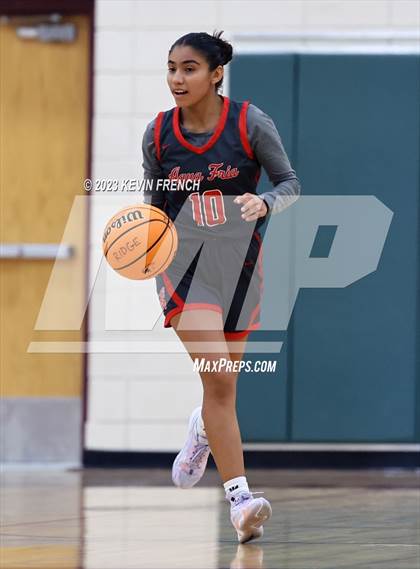 Thumbnail 3 in Ironwood vs Agua Fria (Mountain Ridge Girls Basketball Invitational) photogallery.