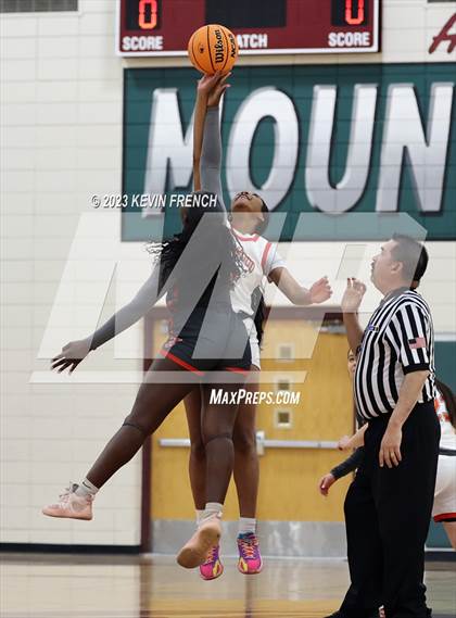 Thumbnail 2 in Ironwood vs Agua Fria (Mountain Ridge Girls Basketball Invitational) photogallery.