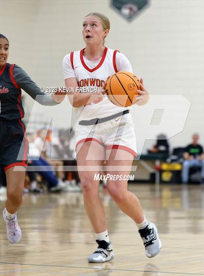 Thumbnail 1 in Ironwood vs Agua Fria (Mountain Ridge Girls Basketball Invitational) photogallery.