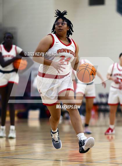 Thumbnail 3 in Ironwood vs Agua Fria (Mountain Ridge Girls Basketball Invitational) photogallery.