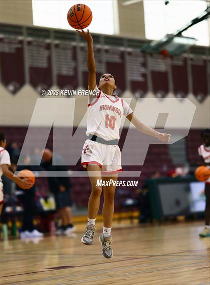 Thumbnail 2 in Ironwood vs Agua Fria (Mountain Ridge Girls Basketball Invitational) photogallery.