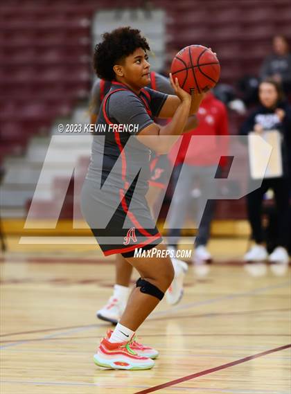 Thumbnail 3 in Ironwood vs Agua Fria (Mountain Ridge Girls Basketball Invitational) photogallery.