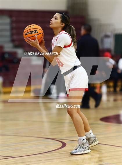 Thumbnail 3 in Ironwood vs Agua Fria (Mountain Ridge Girls Basketball Invitational) photogallery.
