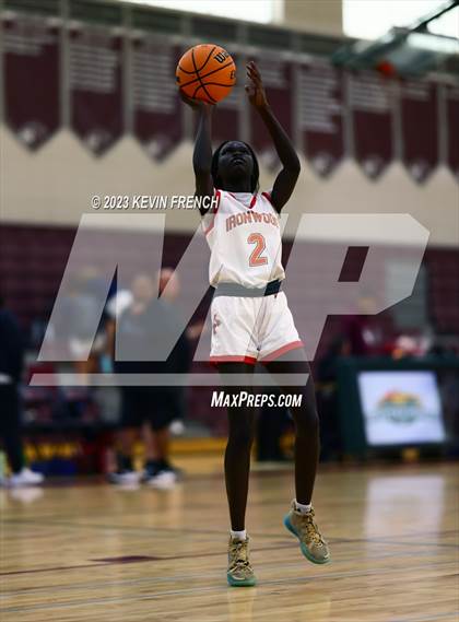 Thumbnail 2 in Ironwood vs Agua Fria (Mountain Ridge Girls Basketball Invitational) photogallery.