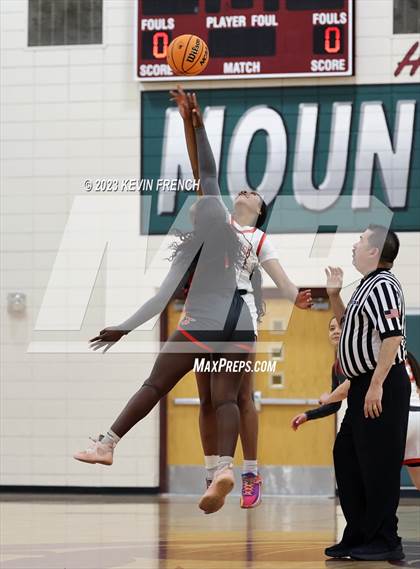 Thumbnail 3 in Ironwood vs Agua Fria (Mountain Ridge Girls Basketball Invitational) photogallery.