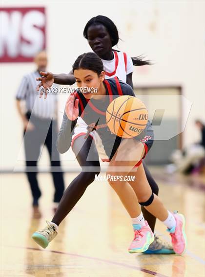 Thumbnail 3 in Ironwood vs Agua Fria (Mountain Ridge Girls Basketball Invitational) photogallery.