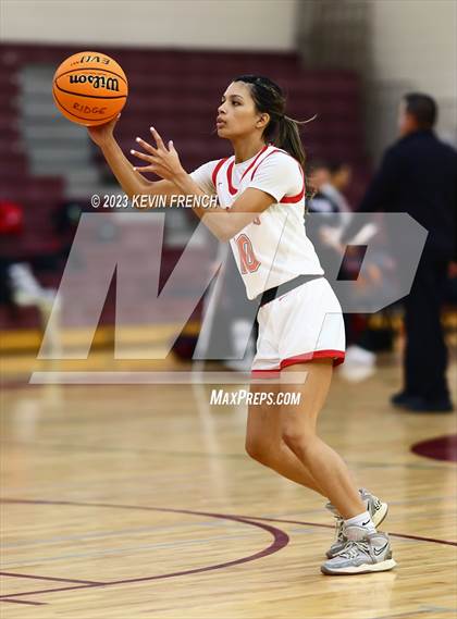 Thumbnail 1 in Ironwood vs Agua Fria (Mountain Ridge Girls Basketball Invitational) photogallery.