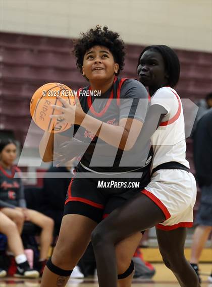 Thumbnail 1 in Ironwood vs Agua Fria (Mountain Ridge Girls Basketball Invitational) photogallery.