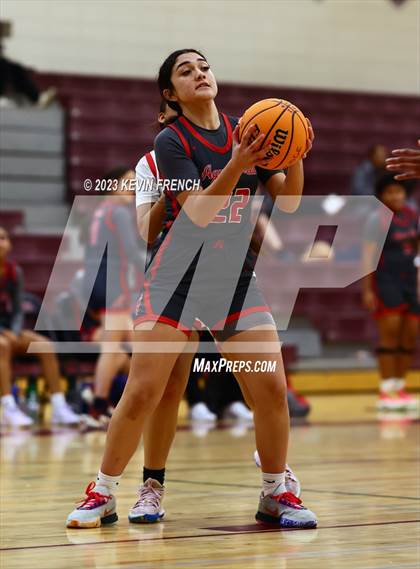 Thumbnail 3 in Ironwood vs Agua Fria (Mountain Ridge Girls Basketball Invitational) photogallery.