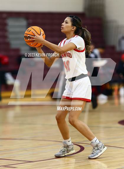 Thumbnail 2 in Ironwood vs Agua Fria (Mountain Ridge Girls Basketball Invitational) photogallery.