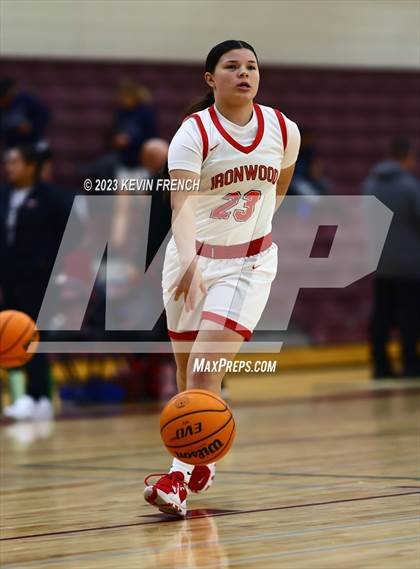 Thumbnail 1 in Ironwood vs Agua Fria (Mountain Ridge Girls Basketball Invitational) photogallery.
