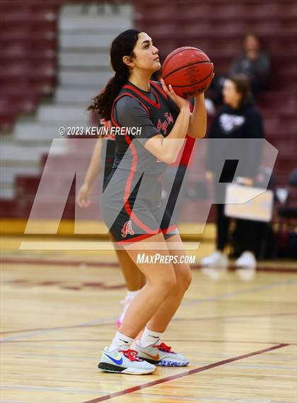 Thumbnail 3 in Ironwood vs Agua Fria (Mountain Ridge Girls Basketball Invitational) photogallery.
