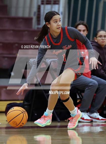 Thumbnail 2 in Ironwood vs Agua Fria (Mountain Ridge Girls Basketball Invitational) photogallery.