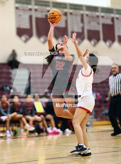 Thumbnail 2 in Ironwood vs Agua Fria (Mountain Ridge Girls Basketball Invitational) photogallery.