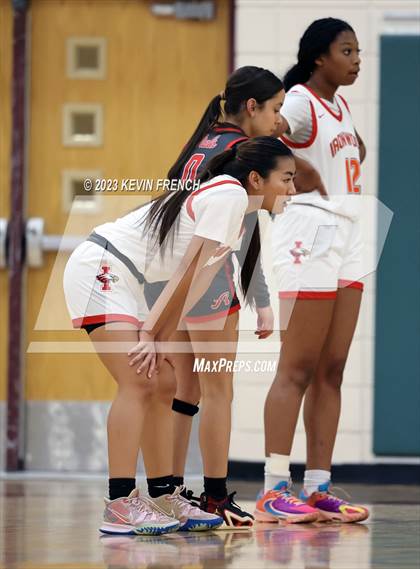 Thumbnail 2 in Ironwood vs Agua Fria (Mountain Ridge Girls Basketball Invitational) photogallery.
