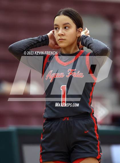 Thumbnail 3 in Ironwood vs Agua Fria (Mountain Ridge Girls Basketball Invitational) photogallery.