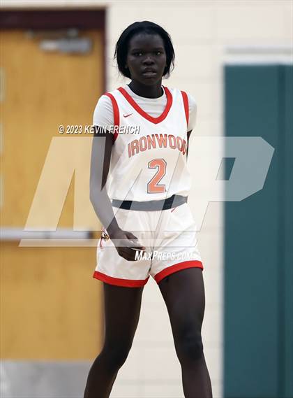 Thumbnail 3 in Ironwood vs Agua Fria (Mountain Ridge Girls Basketball Invitational) photogallery.