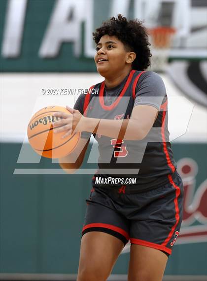 Thumbnail 2 in Ironwood vs Agua Fria (Mountain Ridge Girls Basketball Invitational) photogallery.