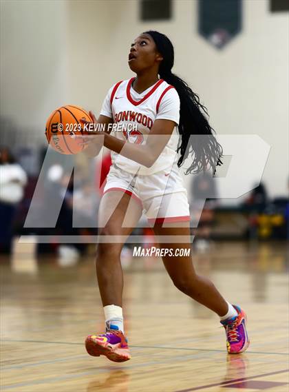 Thumbnail 2 in Ironwood vs Agua Fria (Mountain Ridge Girls Basketball Invitational) photogallery.