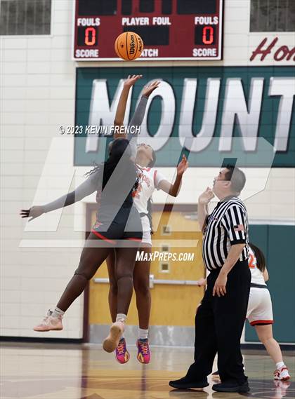 Thumbnail 1 in Ironwood vs Agua Fria (Mountain Ridge Girls Basketball Invitational) photogallery.