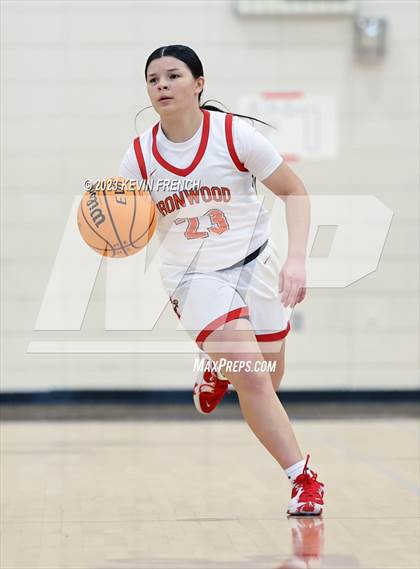 Thumbnail 3 in Ironwood vs Agua Fria (Mountain Ridge Girls Basketball Invitational) photogallery.