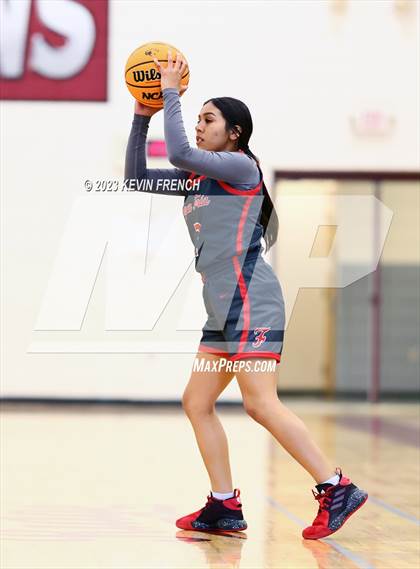 Thumbnail 3 in Ironwood vs Agua Fria (Mountain Ridge Girls Basketball Invitational) photogallery.