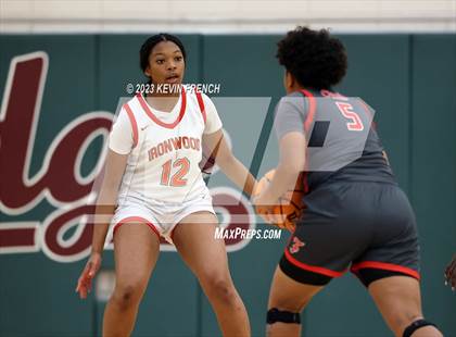 Thumbnail 2 in Ironwood vs Agua Fria (Mountain Ridge Girls Basketball Invitational) photogallery.