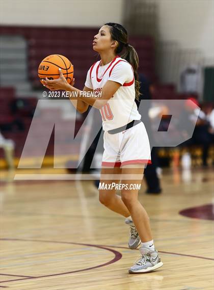 Thumbnail 1 in Ironwood vs Agua Fria (Mountain Ridge Girls Basketball Invitational) photogallery.