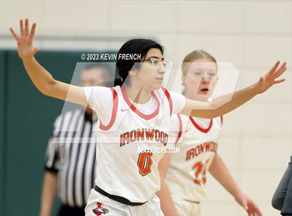 Thumbnail 2 in Ironwood vs Agua Fria (Mountain Ridge Girls Basketball Invitational) photogallery.