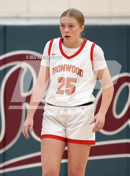 Thumbnail 2 in Ironwood vs Agua Fria (Mountain Ridge Girls Basketball Invitational) photogallery.