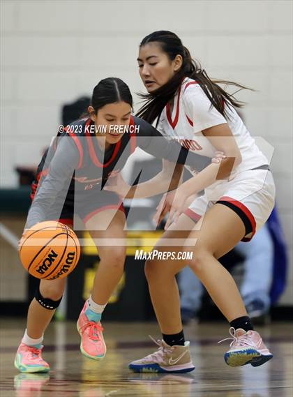 Thumbnail 2 in Ironwood vs Agua Fria (Mountain Ridge Girls Basketball Invitational) photogallery.