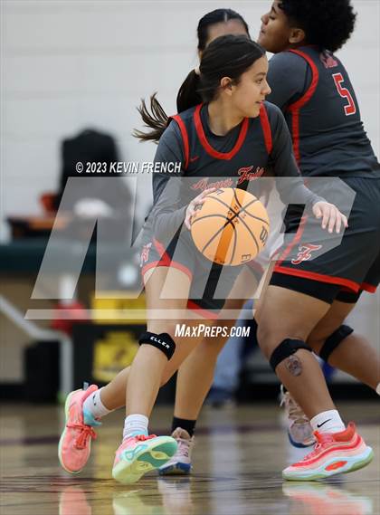Thumbnail 3 in Ironwood vs Agua Fria (Mountain Ridge Girls Basketball Invitational) photogallery.
