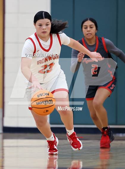 Thumbnail 2 in Ironwood vs Agua Fria (Mountain Ridge Girls Basketball Invitational) photogallery.