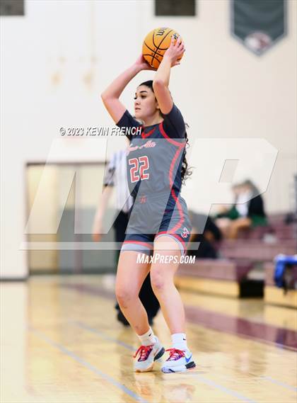 Thumbnail 2 in Ironwood vs Agua Fria (Mountain Ridge Girls Basketball Invitational) photogallery.