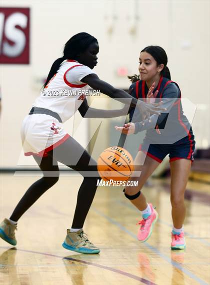 Thumbnail 1 in Ironwood vs Agua Fria (Mountain Ridge Girls Basketball Invitational) photogallery.
