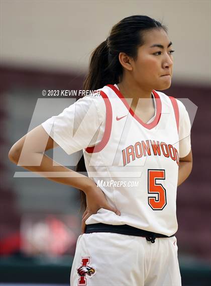 Thumbnail 2 in Ironwood vs Agua Fria (Mountain Ridge Girls Basketball Invitational) photogallery.
