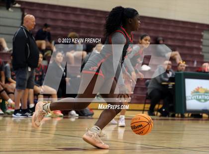 Thumbnail 3 in Ironwood vs Agua Fria (Mountain Ridge Girls Basketball Invitational) photogallery.