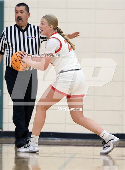 Thumbnail 2 in Ironwood vs Agua Fria (Mountain Ridge Girls Basketball Invitational) photogallery.