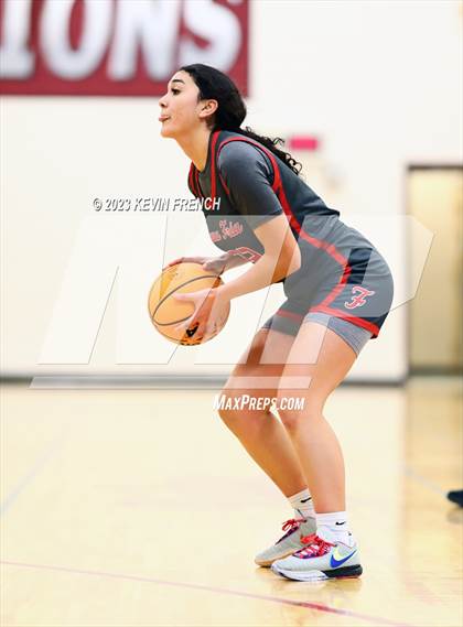 Thumbnail 3 in Ironwood vs Agua Fria (Mountain Ridge Girls Basketball Invitational) photogallery.