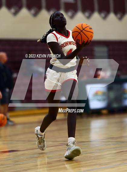 Thumbnail 3 in Ironwood vs Agua Fria (Mountain Ridge Girls Basketball Invitational) photogallery.