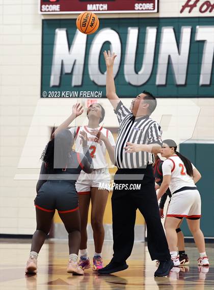 Thumbnail 3 in Ironwood vs Agua Fria (Mountain Ridge Girls Basketball Invitational) photogallery.